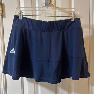 Adidas Navy Blue Athleticwear Tennis Skirt - Size XL
